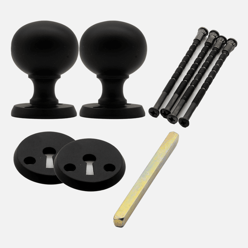 Dørvrider Roar – matt sort messing